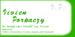 vivien porpaczy business card